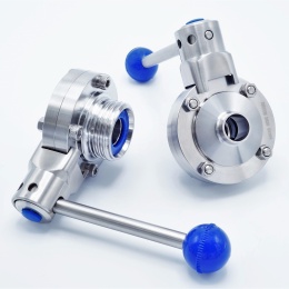 Stainless Steel Butterfly Valve, threaded / welded type G-S DN20