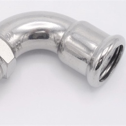 Elbow 90°, Press Fittings, F/external thread 18 mm_1/2"