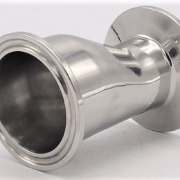 stainless steel Reduction eccentric, clamp DN40/25