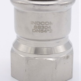 Pressing Reducer Stainless Steel / internal thread (threaded adapter) 54 mm_2"