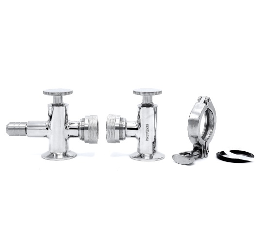 Level Gauge Clamp Connection, upper and bottom part