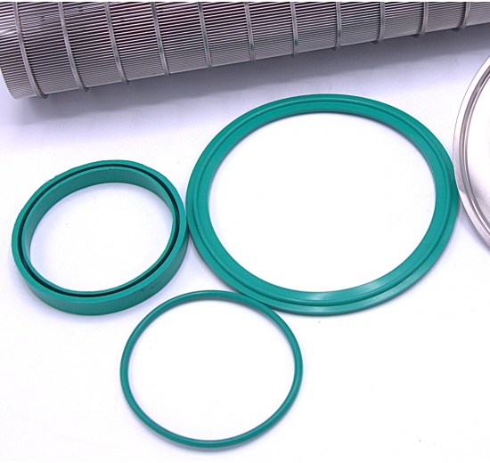 materiál FKM, náhradní těsnění vnitřního válcového filtru DN50