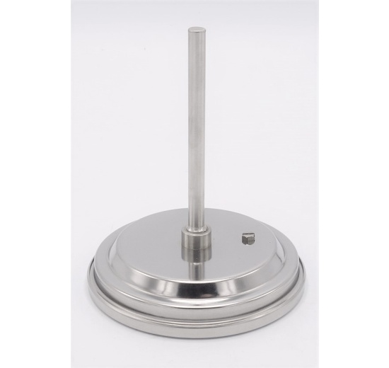 All-stainless steel bimetal thermometer with immersion shaft in well | 0-100 ℃, 100 mm