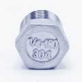 Stainless steel threaded end cap with hexagon type 330 1/4"