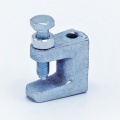 beam clamp for fixing M8 threaded rods to steel profiles with fixing screw