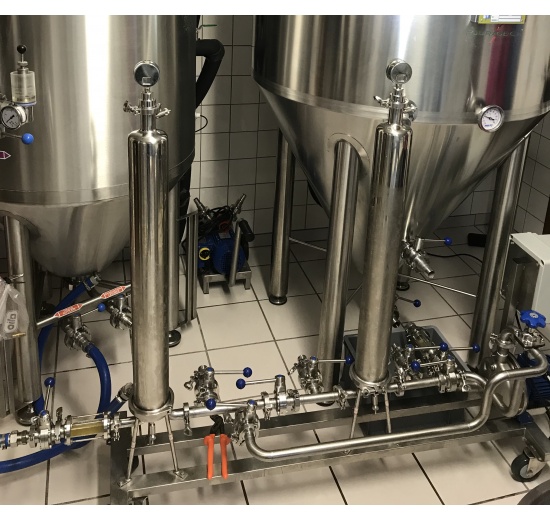 Beer microfiltration unit - a mobile set