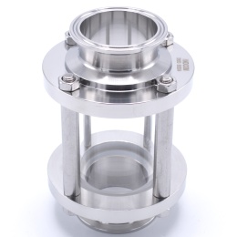 Straight sight glass, Clamp C-C, short