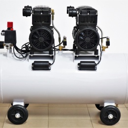 oil-free compressor, air tank 100 l, flow rate 360 l/min