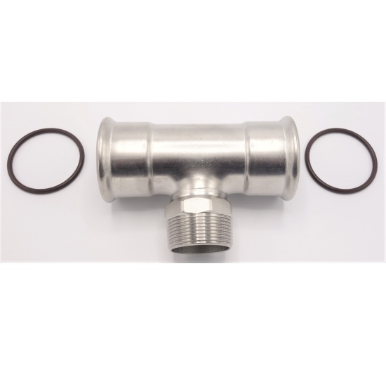 T-kus, lisovací F/M(závit vnější)/F 54_1 1/2"_54