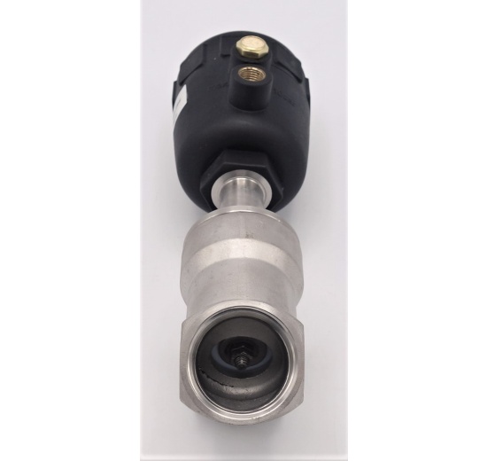 Pneumatically-operated Valves, Angle Seat - 45° G-thread 1 1/4"