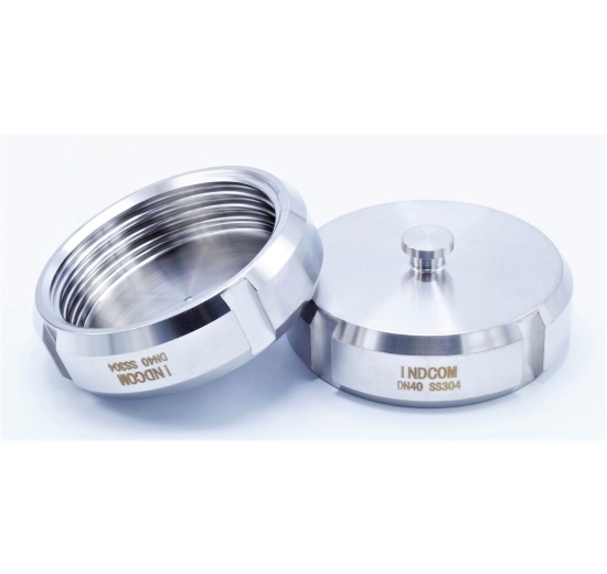 Blank Nut Standard DIN 11850 and DIN 11851 DN40, stainless steel