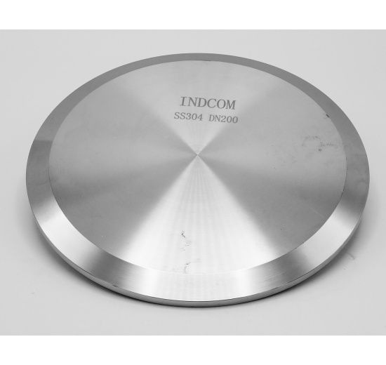 Blinding Cap for CLAMP Joint DN200, stainless steel