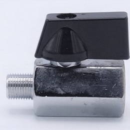 Brass ball valve MINI with reduced flow, one-piece, threaded 1/8”