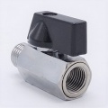 Brass ball valve MINI with reduced flow, one-piece, threaded