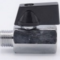 Brass ball valve MINI with reduced flow, one-piece, threaded