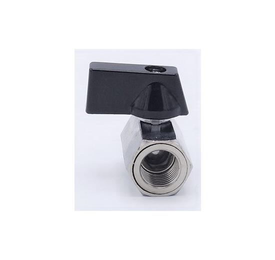 Brass ball valve MINI with reduced flow, one-piece, threaded