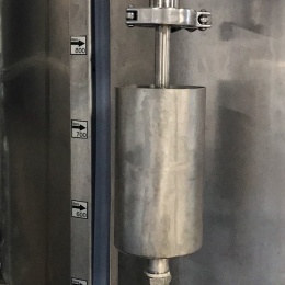 Bubbler airlock, stainless steel