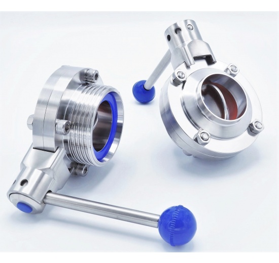 butterfly valve DN50 type threaded / welded