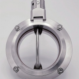 Butterfly Valve stainless steel, Welded, type S-S DN100