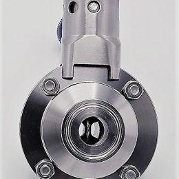 Butterfly valves, CLAMP type C-C DN15 (collar 34mm)
