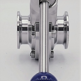 Butterfly valves, CLAMP type C-C DN32 (collar 50.5mm)