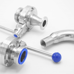 Butterfly valves SMS 38_CLAMP DN25