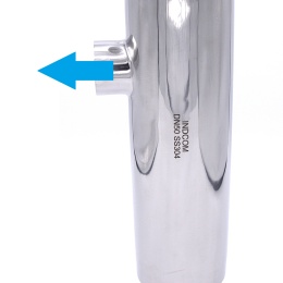 Tubular filter, inlet/outlet connection DN50 welded