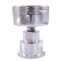 Stainless Steel Pressure Gauge 63 mm (back connection) with Separating Diaphragm-CLAMP| 0-10 bar, (clamp-50,5mm)