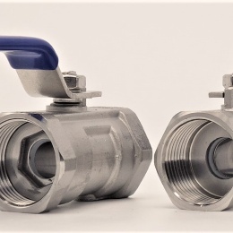 Stainless Steel Ball Valve With Reduced Bore, One-piece, Threaded  1”