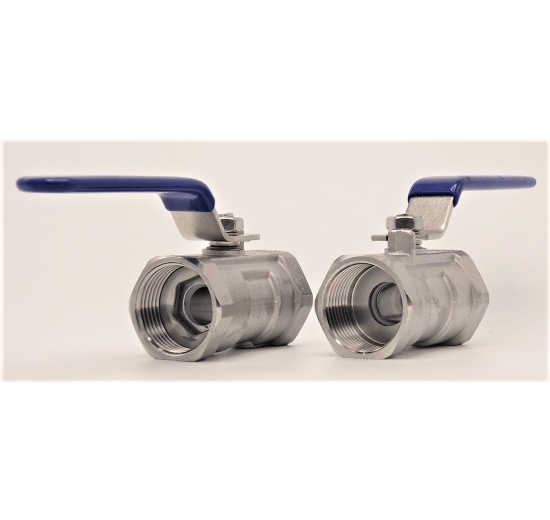 Stainless Steel Ball Valve With Reduced Bore, One-piece, Threaded  1”