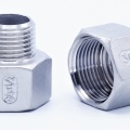Threaded reducer M/F / with hexagon / type 325, 1/2"x1/4"