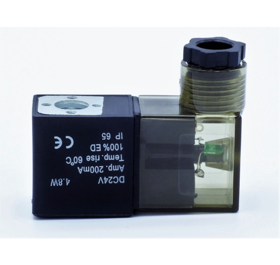 Coil For Solenoid Valve 3/2, G 1/8", DC24V