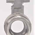 Stainless ball valve, 2- pieced with mounting plate for actuator | 1 1/4"