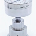 Stainless Steel Pressure Gauge 63 mm (back connection) with Separating Diaphragm-CLAMP | 0-2,5 bar, (clamp-50,5mm)