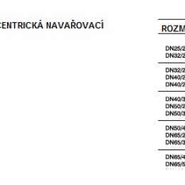 Eccentric reducer, welding, short DN65/50