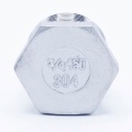 Stainless steel threaded end cap with hexagon type 330 | 3/4"