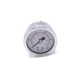 Pressure gauges with back (axial) connection, dial size 63 mm