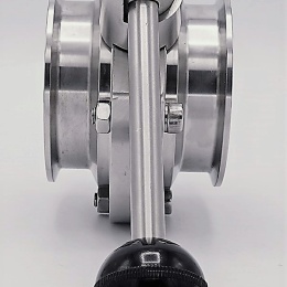 Stainless steel butterfly valves, CLAMP type C-C | DN65_180 (K91)