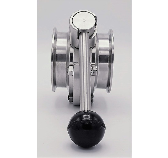 Stainless steel butterfly valves, CLAMP type C-C | DN65_180 (K91)