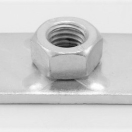 Base Plate With Nut Galvanized