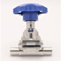 Diaphragm valve, welded S-S, Silikone DN15