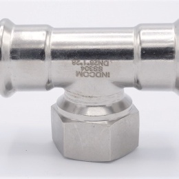 T-kus, lisovací F/F(závit vnitřní)/F 28_1"_28