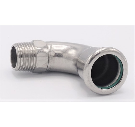 Elbow 90°, Press Fittings, F/external thread | 22 mm_1/2"