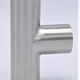 T-piece, Long, Welded DN40, stainless steel
