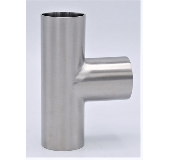 T-piece, Long, Welded DN40, stainless steel