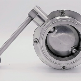 Clamp butterfly valve DN 80