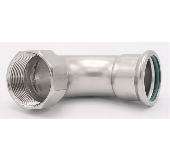 Elbow 90°, Press Fittings F/internal thread 42 mm_1 1/2"