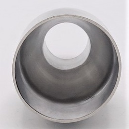 Concentric reduction, welded, long DN 50/25, stainless steel