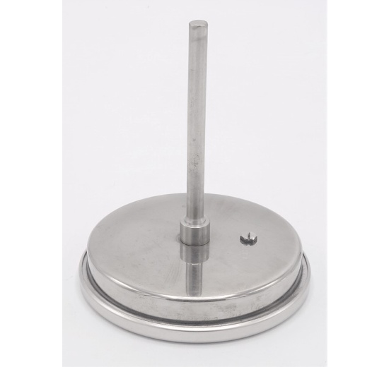 All-stainless steel bimetal thermometer with immersion shaft in well 0-50 ℃, 100 mm