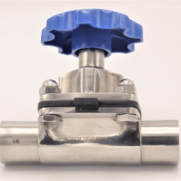 Diaphragm valve, welded S-S, EPDM DN40